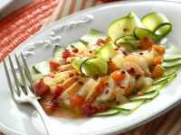 carpaccio di aragosta con zucchine e agrumi Sale&Pepe