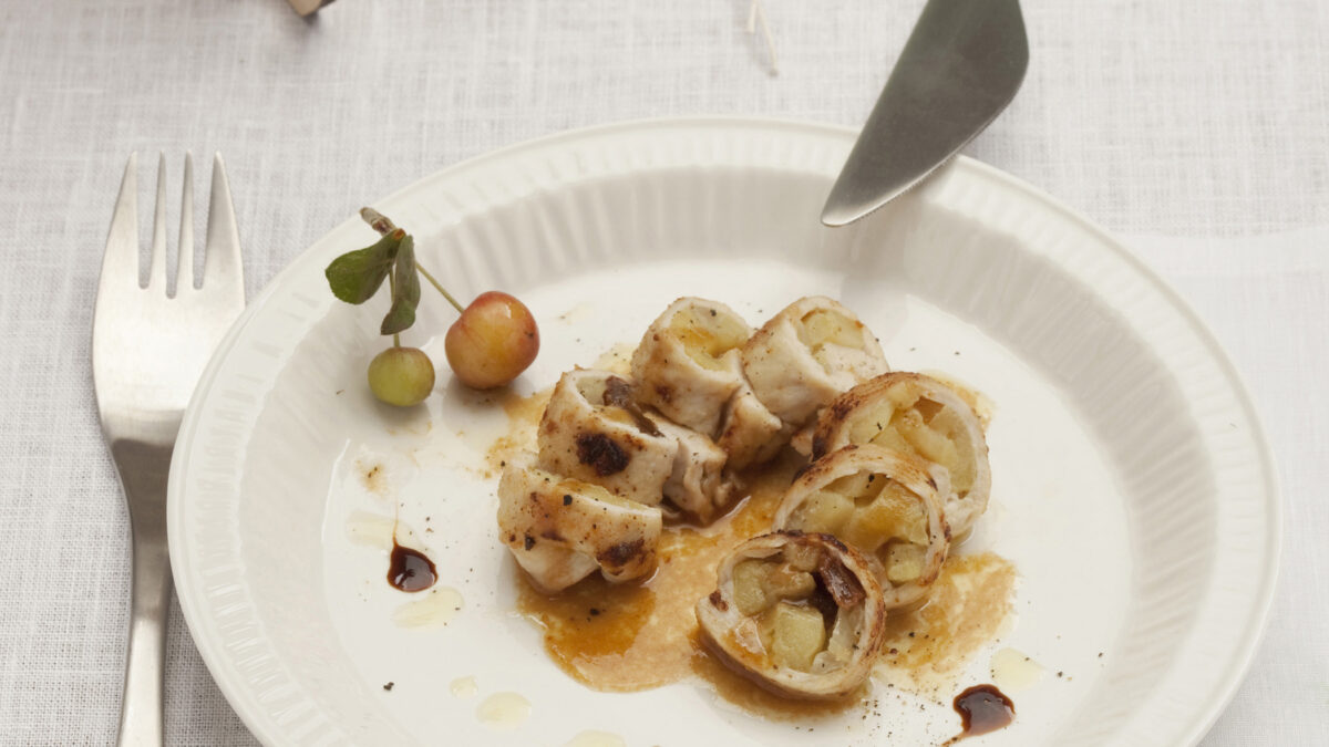 Fagottini di tacchino alla mostarda di Natale