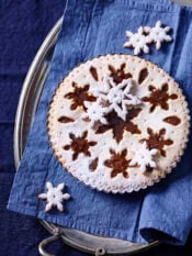 Crostata ai marroni con fiocchi di neve ricetta Sale&Pepe