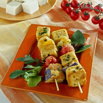 spiedini di tofu impanati Sale&Pepe ricetta