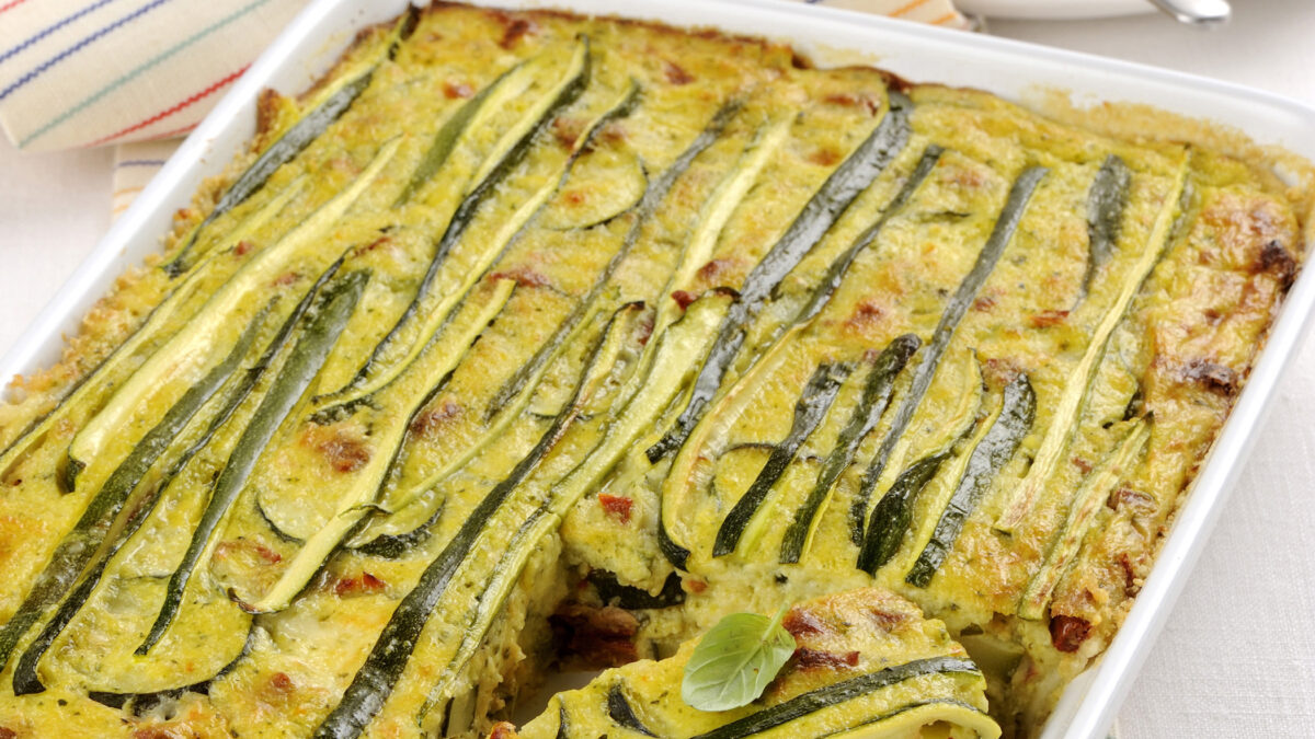 Sformato di zucchine, aromatico e primaverile