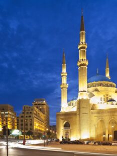Libano, la Moschea Mohammed Al-Amin in Piazza dei Martiti a Beirut