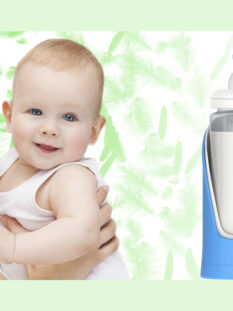 Baby Gigl è un apparecchio che trasforma i normali biberon in super dispositivi anti colica
