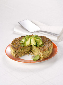 Torta di farro e zucchine