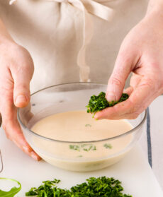 Ventagli di crepes alla rucola