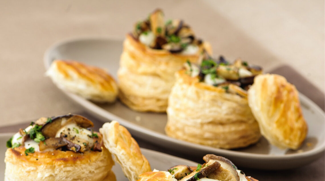 vol-au-vent ai funghi Sale&Pepe ricetta