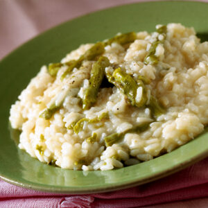 Risotto agli asparagi in pentola a pressione