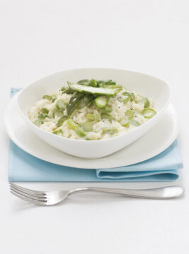 Risotto cremoso stracchino e asparagi