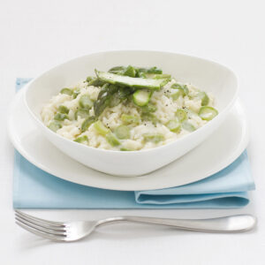 Risotto cremoso stracchino e asparagi