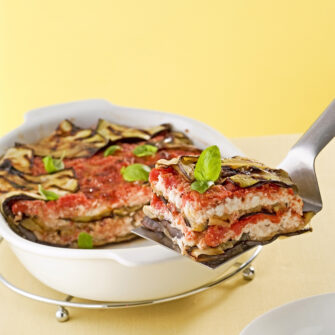 Parmigiana di melanzane leggera alla ricotta