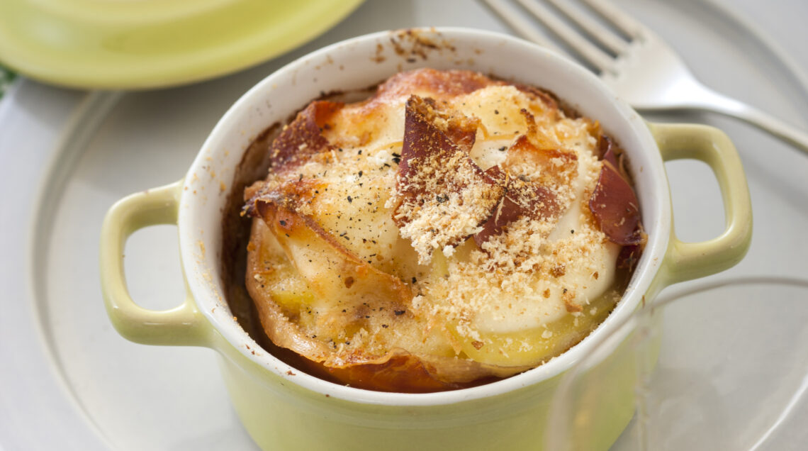 Parmigiana bianca di patate