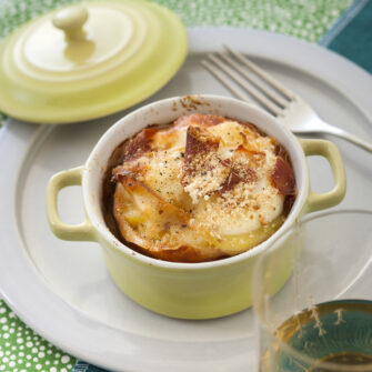 Parmigiana bianca di patate