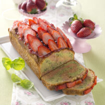 Cake alle fragole e basilico