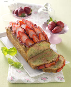 Cake alle fragole e basilico