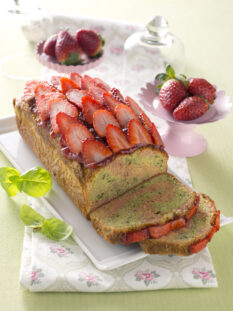 Cake alle fragole e basilico