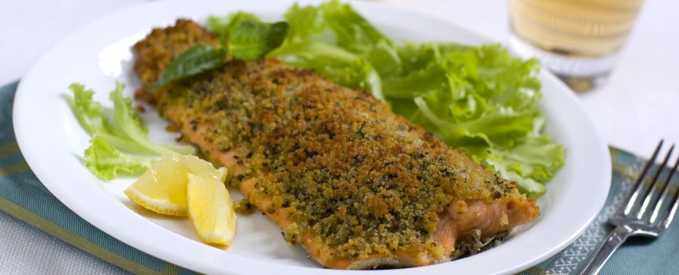 Filetti Di Trota In Crosta Al Basilico Sale Pepe