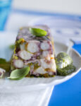 Terrina di polpo con basilico e mandorle