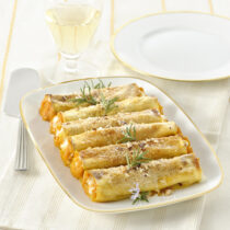 Cannelloni di zucca e formaggio di capra