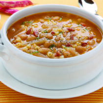 Pasta e fagioli con le cotiche