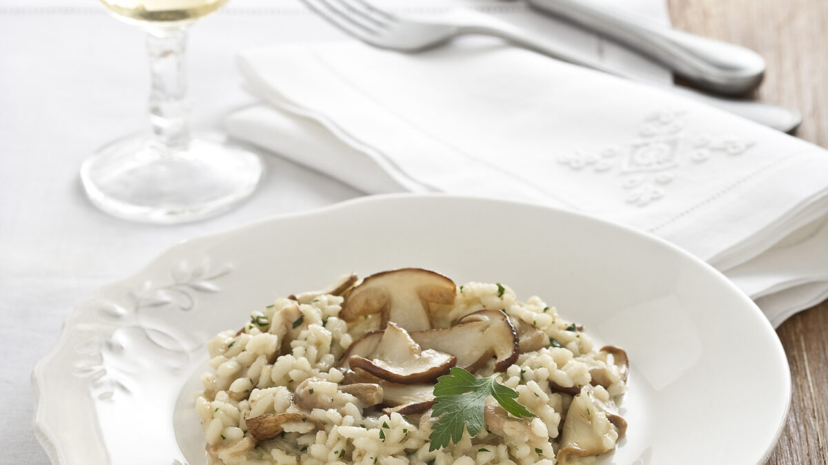 Risotto con funghi porcini trifolati Sale&Pepe