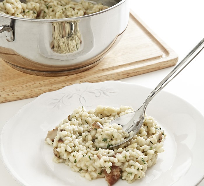 Risotto con funghi porcini trifolati Sale&Pepe