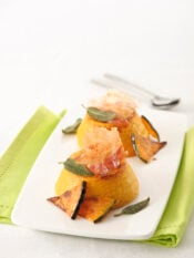 Sformatini di zucca con pancetta