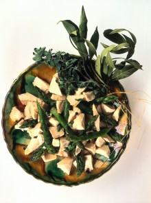 L'insalata fresca di pollo