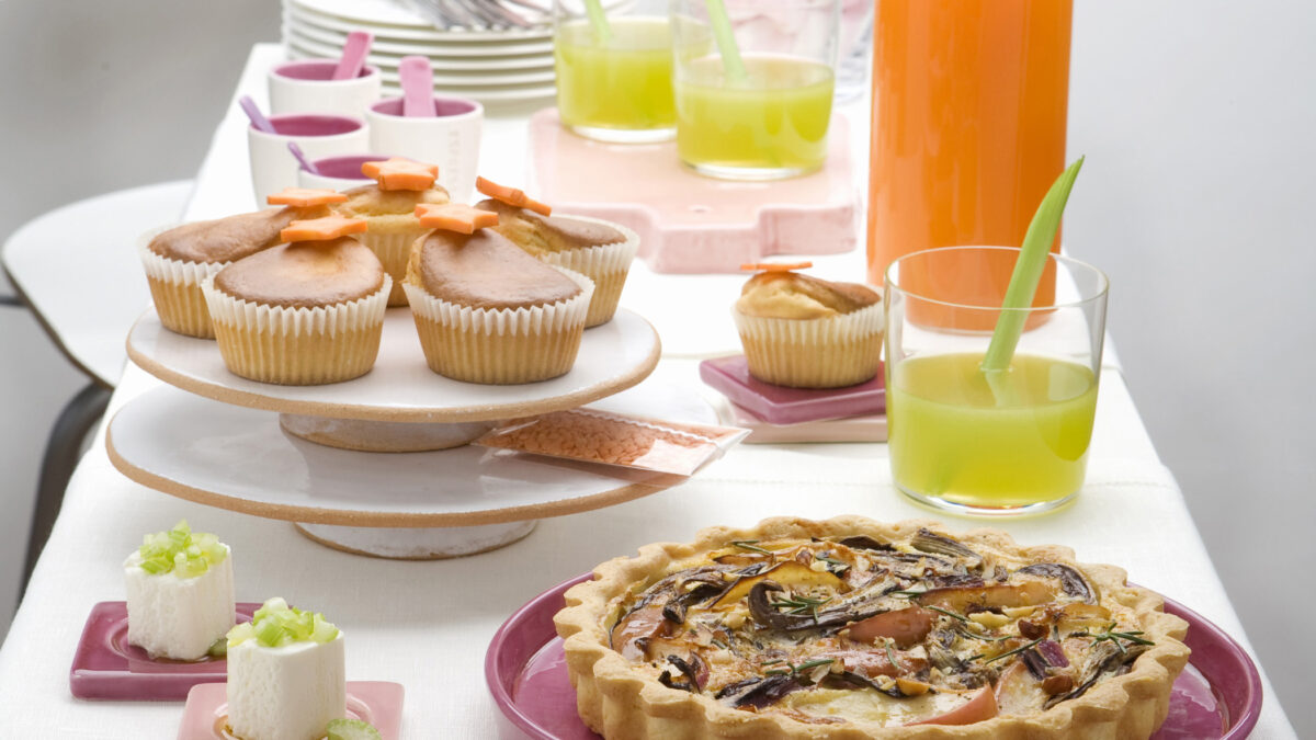 Quiche di mele e radicchio rosso