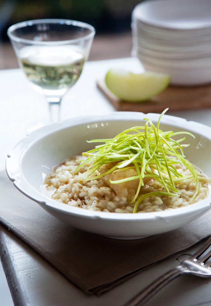 Risotto con mele, pecorino e miele Sale&Pepe