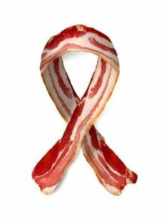 Il ribbon di bacon (via Twitter)