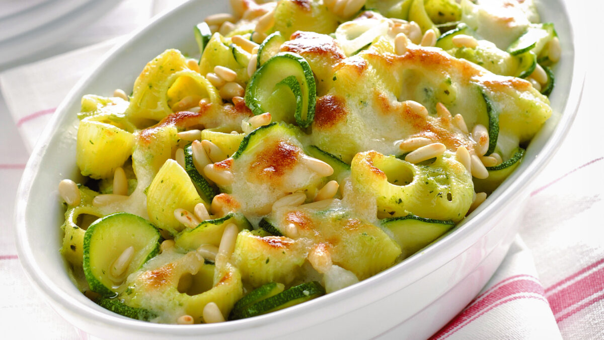 Pasta al forno con zucchine e robiola - Sale&Pepe