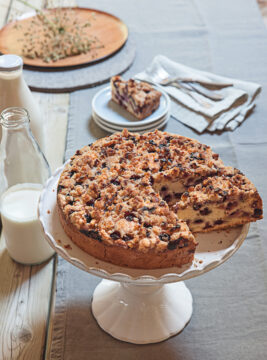 Torta ai mirtilli (crumb cake)