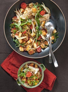 Insalata di pane e lenticchie di Altamura