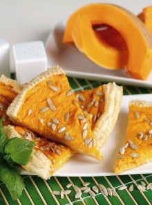 Torta salata vegetariana di zucca