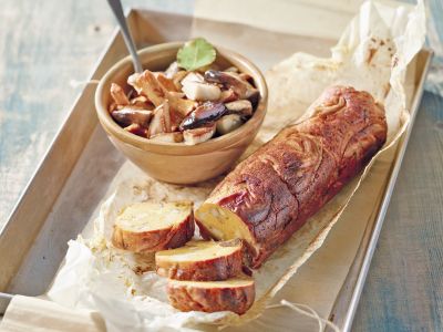 polpettone vegetariano con zucca e funghi ricetta