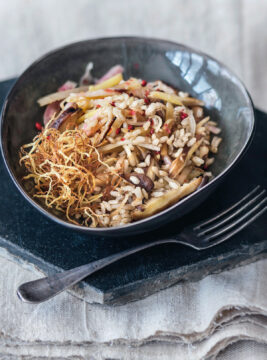 riso arrostito con rape e funghi shiitake Sale&Pepe ricetta