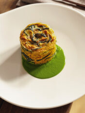 Sformato di tagliolini bicolore