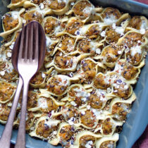 Teglia di ravioli armeni