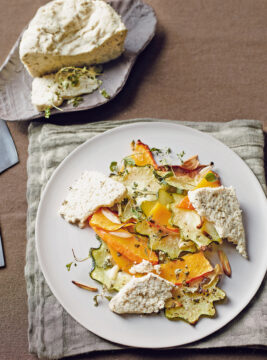 zucca arrostita all'aglio con formaggio Sale&Pepe ricetta