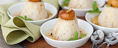 Budini di riso farciti con crema chai