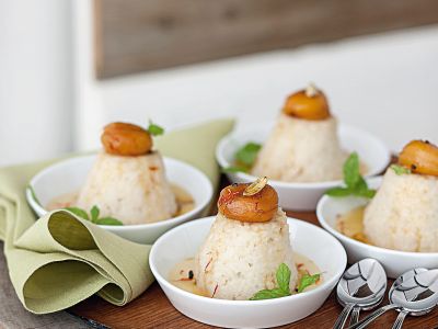 Budini di riso farciti con crema chai