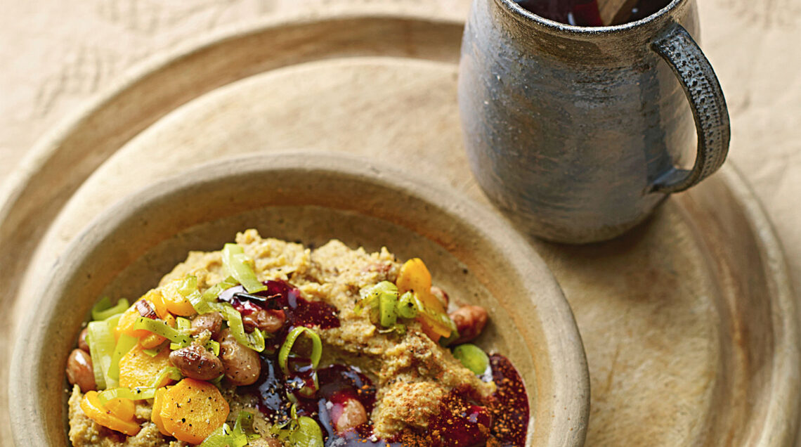 polenta contadina al vino rosso Sale&Pepe ricetta