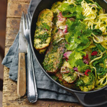 tempeh con tagliolini in salsa verde Sale&Pepe ricetta