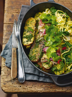 tempeh con tagliolini in salsa verde Sale&Pepe ricetta