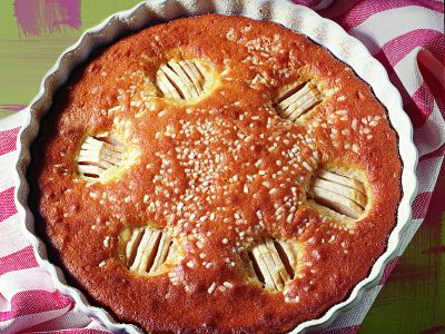 torta di mele e yogurt