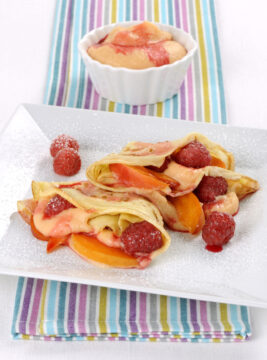 crepes lamponi albicocche ricetta Sale & Pepe