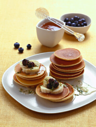 pancake con frutta e miele Sale&Pepe ricetta