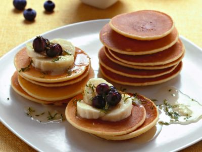 pancake con frutta e miele ricetta
