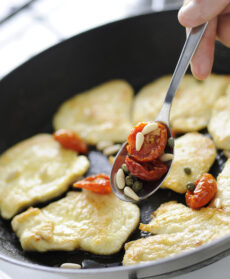 scaloppine pollo e pomodorini Sale&Pepe ricetta