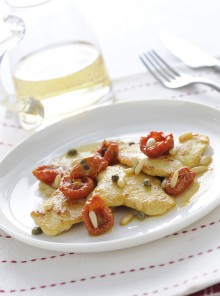 Scaloppine di pollo con pomodorini